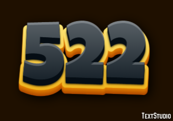 522 Эффект текста