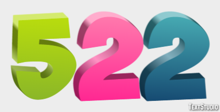 522 Text Effect