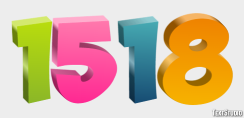 1518 Effetto testo