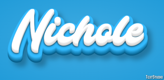 Nichole Text Effect