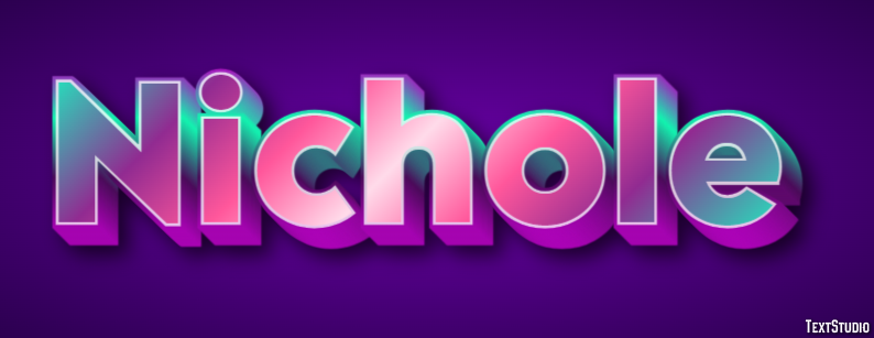 Nichole Text Effect