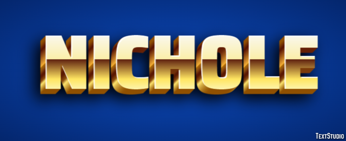 Nichole Text Effect