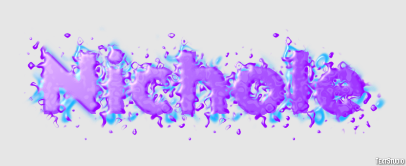Nichole Text Effect