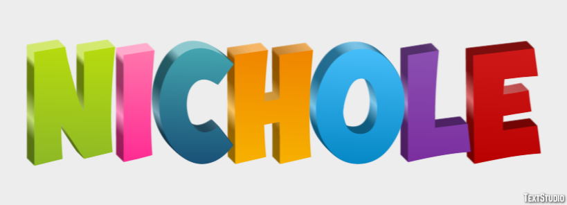 Nichole Text Effect
