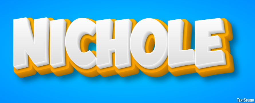 Nichole Text Effect