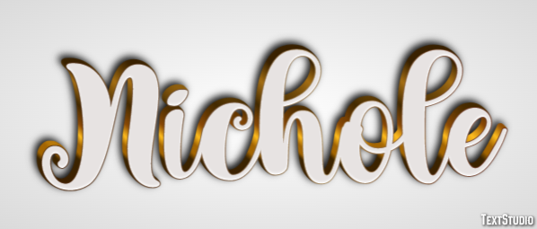 Nichole Text Effect