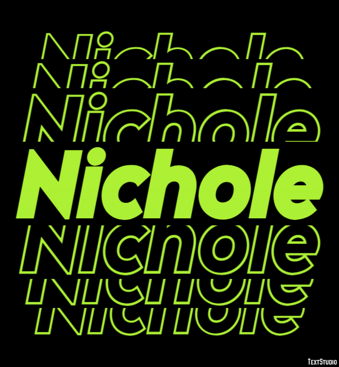Nichole Text Effect