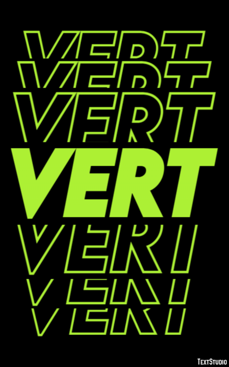 Vert Effet de Texte