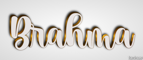 Brahma Text Effect