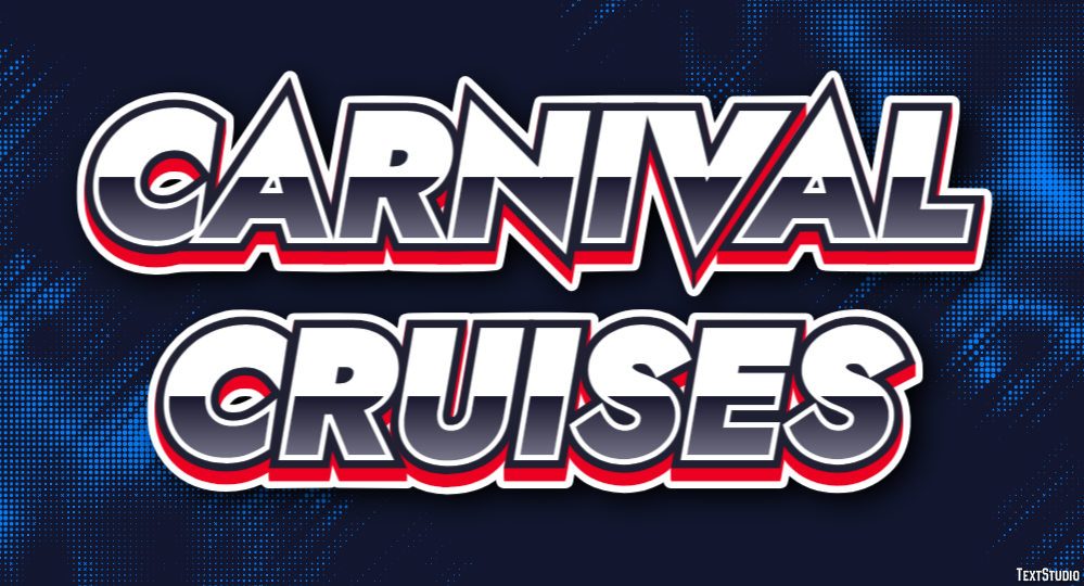 Carnival Cruises Effetto testo