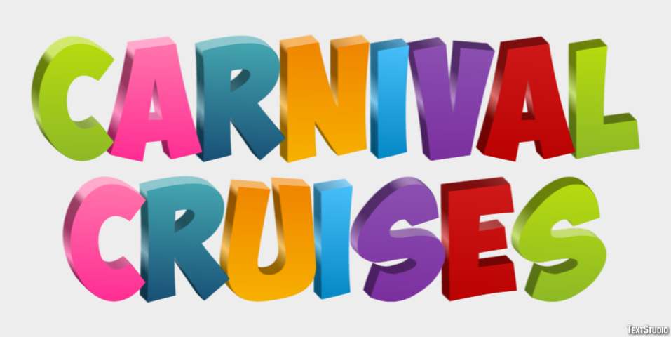 Carnival Cruises Effetto testo