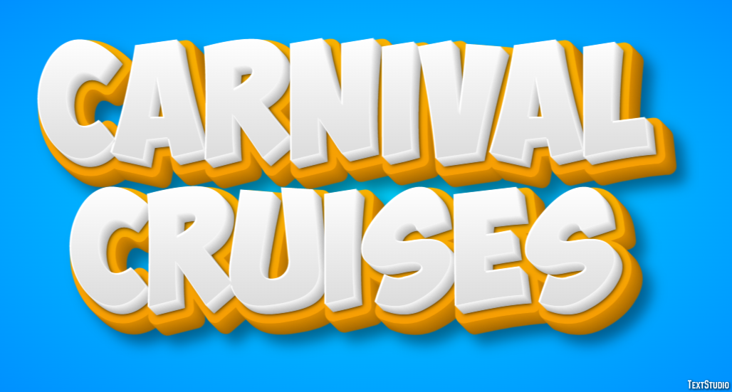 Carnival Cruises Effetto testo