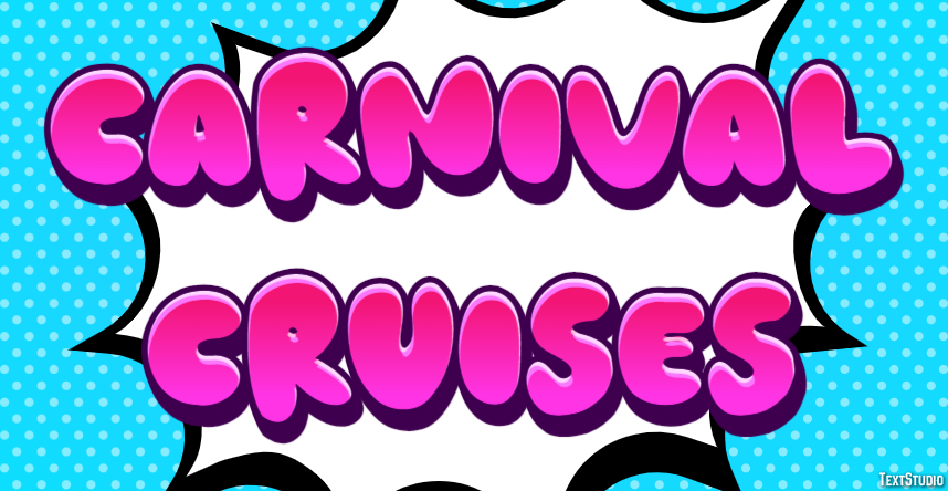 Carnival Cruises Effetto testo