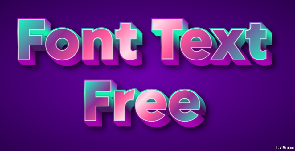 Font Text Free テキスト効果