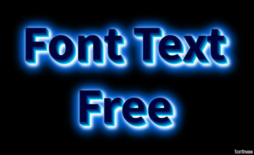Font Text Free Efekt tekstowy