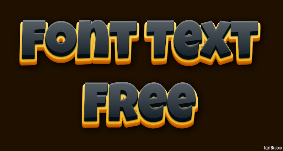 Font Text Free Efekt tekstowy