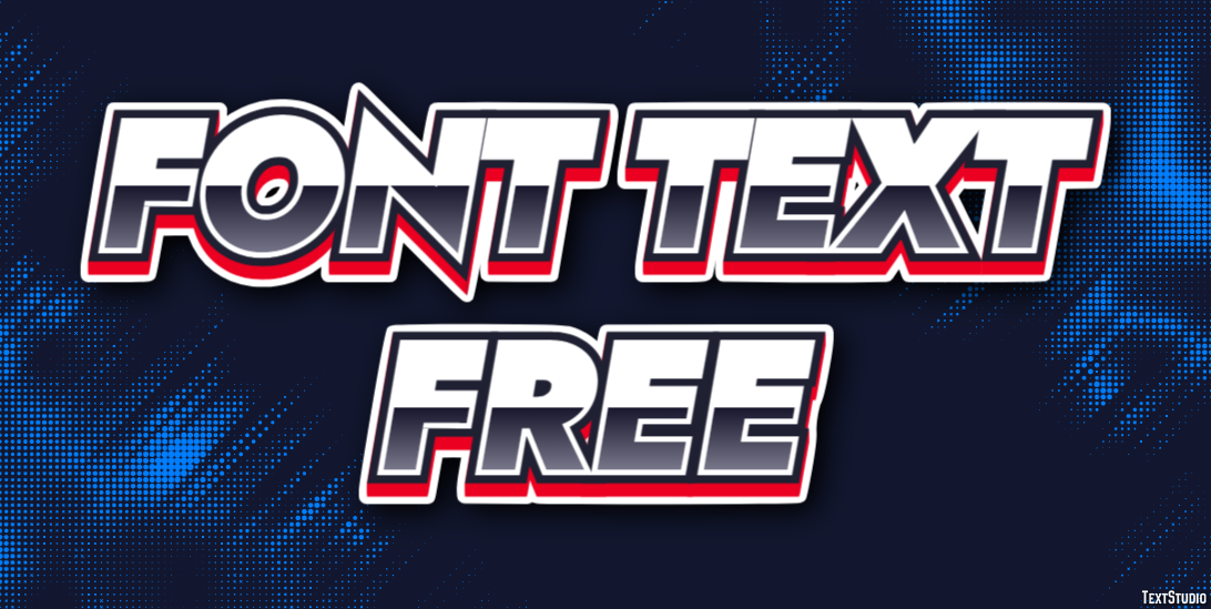 Font Text Free Efekt tekstowy