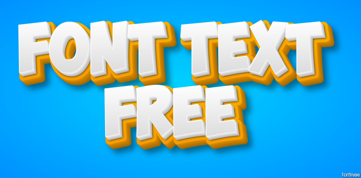 Font Text Free Efekt tekstowy