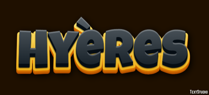 Hyères Efekt tekstowy