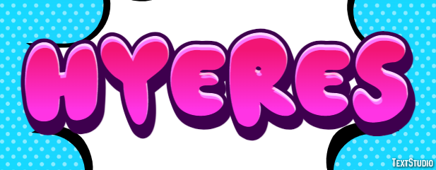 Hyères Efekt tekstowy