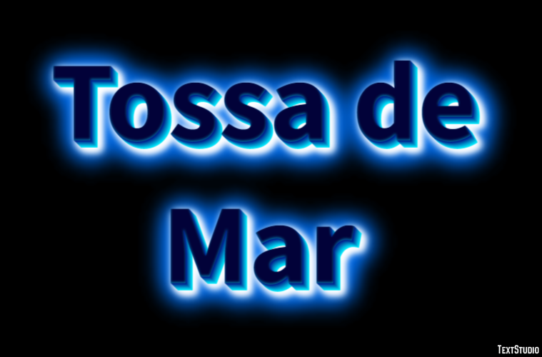 Tossa de Mar Efekt tekstowy