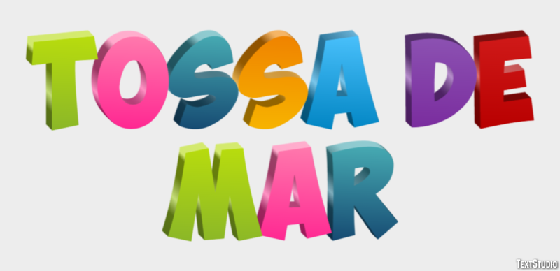 Tossa de Mar Efekt tekstowy