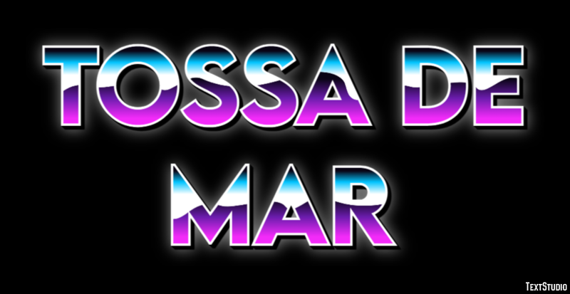 Tossa de Mar Effet de Texte