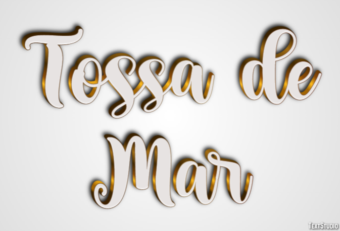 Tossa de Mar テキスト効果