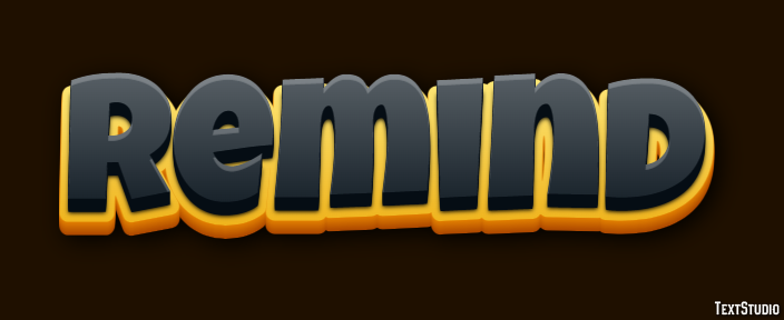 Remind Text Effect