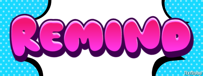 Remind Text Effect