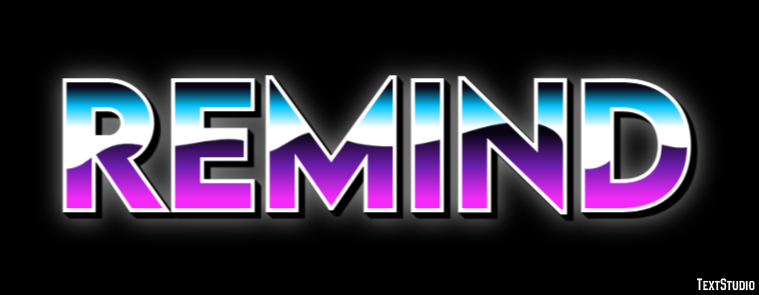 Remind Text Effect