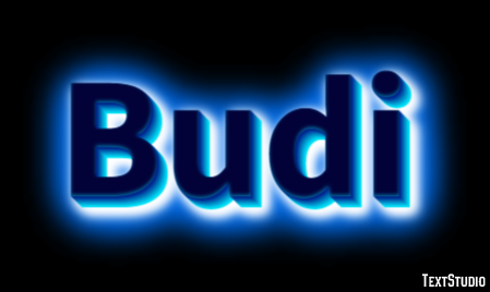 Budi テキスト効果