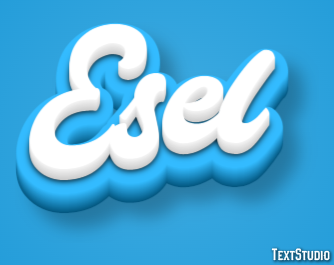 Esel Texteffekt
