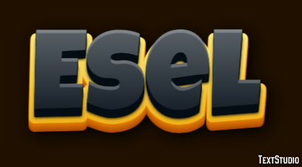 Esel Texteffekt