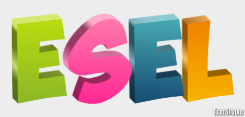 Esel Texteffekt