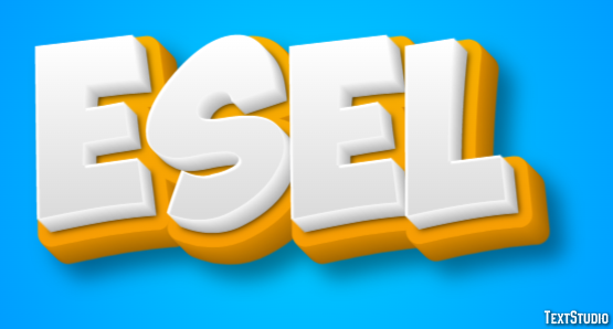 Esel Texteffekt