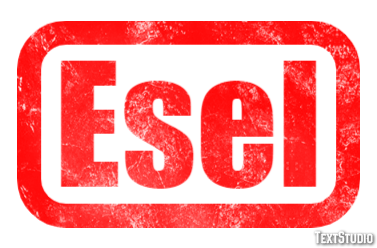 Esel Texteffekt