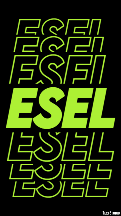 Esel Texteffekt