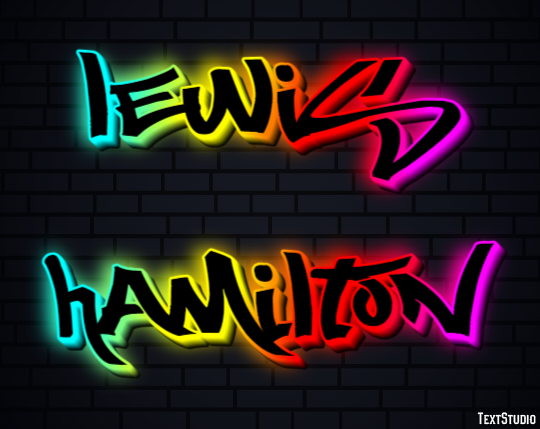 Lewis Hamilton Effetto testo