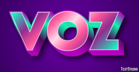 Voz Efecto de Texto