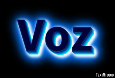 Voz Efecto de Texto