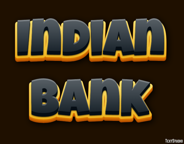 Indian Bank Efeito de texto
