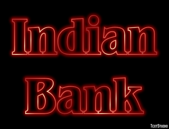Indian Bank Efeito de texto