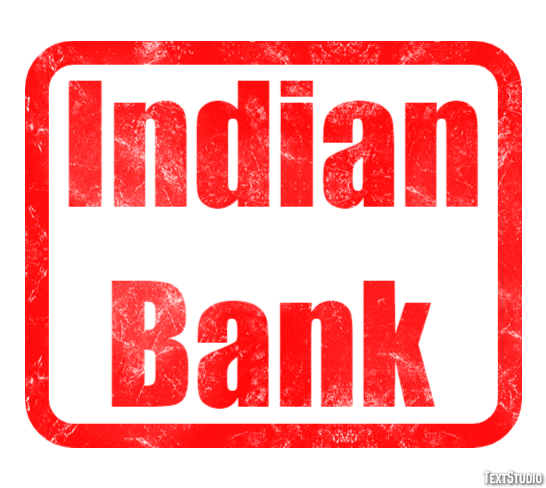 Indian Bank Efeito de texto