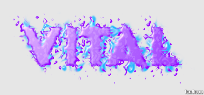 Vital Text effect
