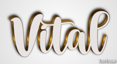 Vital Text effect