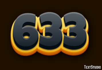 633 Text effect