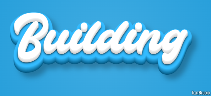 Building Text Effect