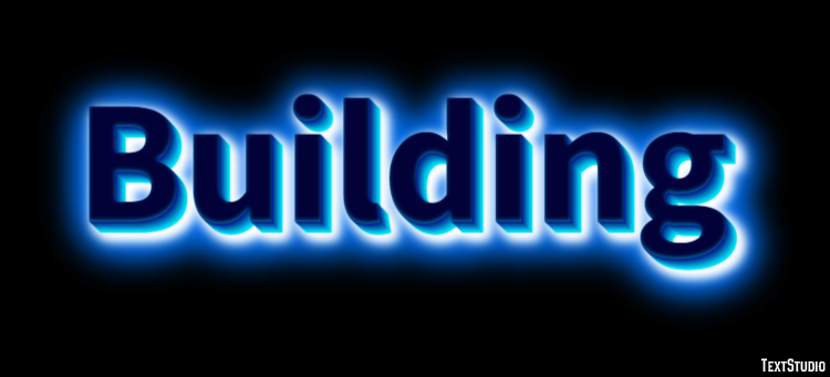 Building Text Effect