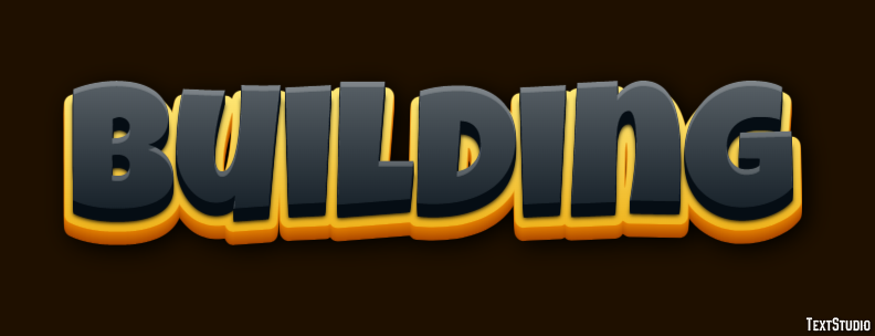 Building Text Effect